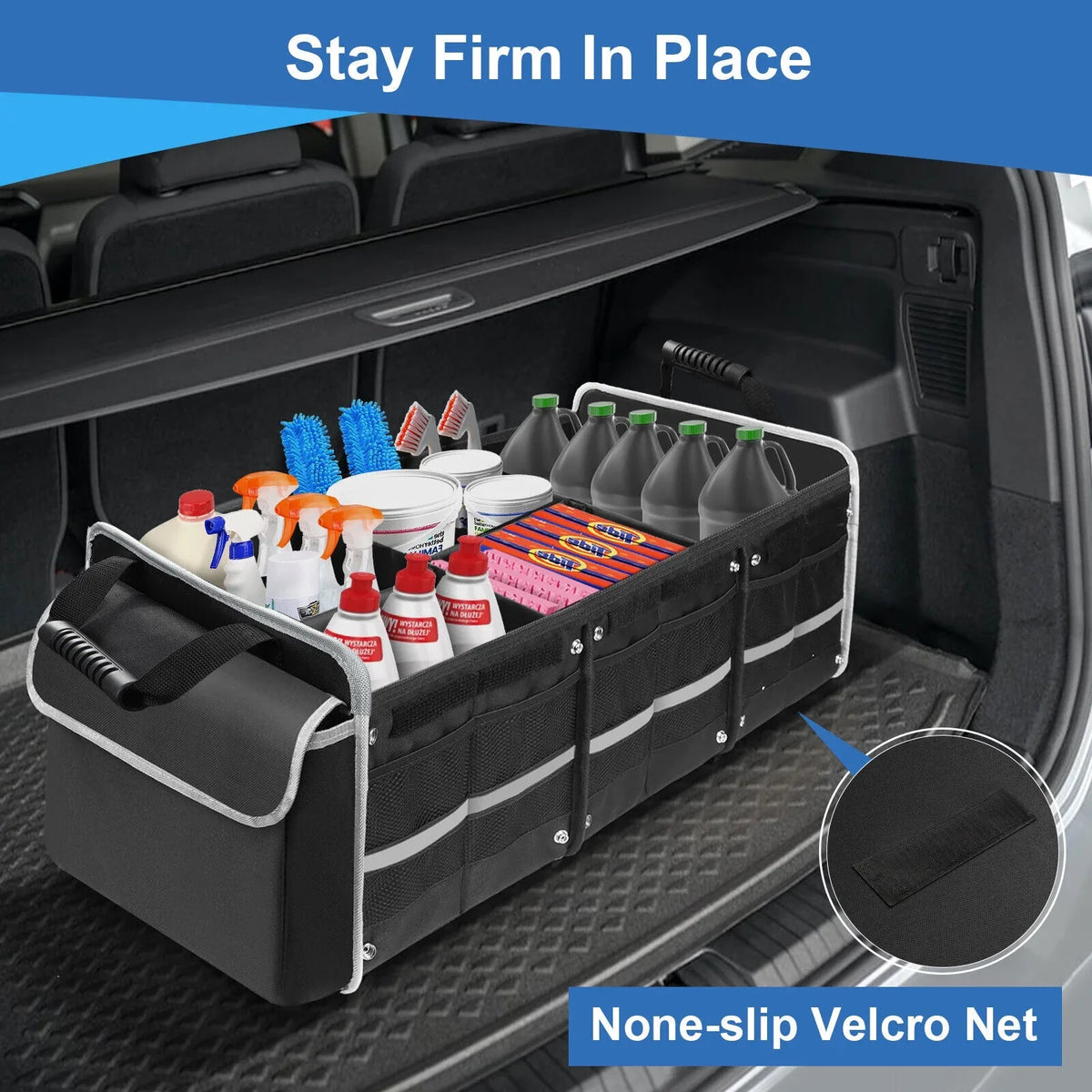 Truck Container Car Cargo Storage Compartment Trunk Multi US SUV Organizer for
