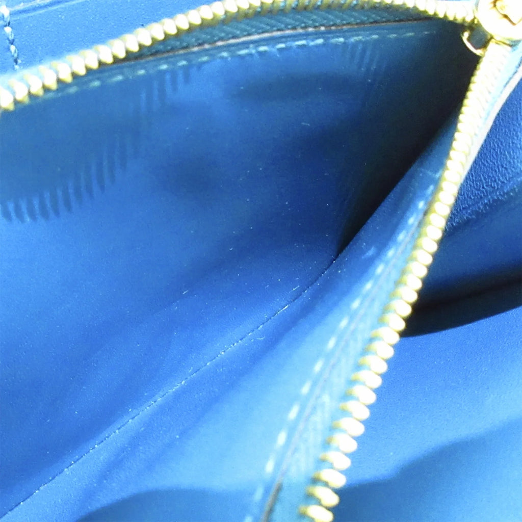 Wallets Constance Blue Small Compact (Good) Pre-Owned Authenticated Hermès Leather Calf Unisex Wallet