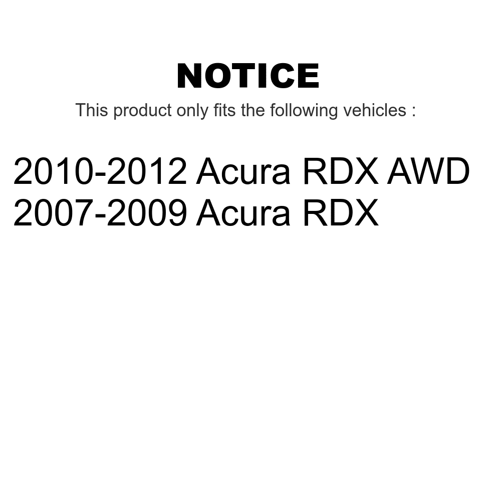 Transit - Rear Ceramic For K8C-102001 And Disc Rotors Brake Auto Acura RDX Kit Pads