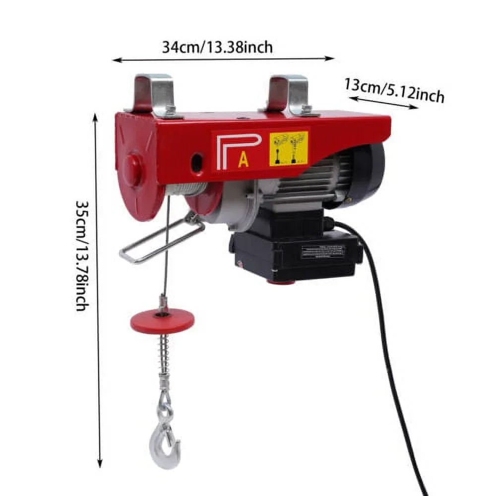 Professional Wireless Control Remote Crane Electric With LBS Hoist Winch 440