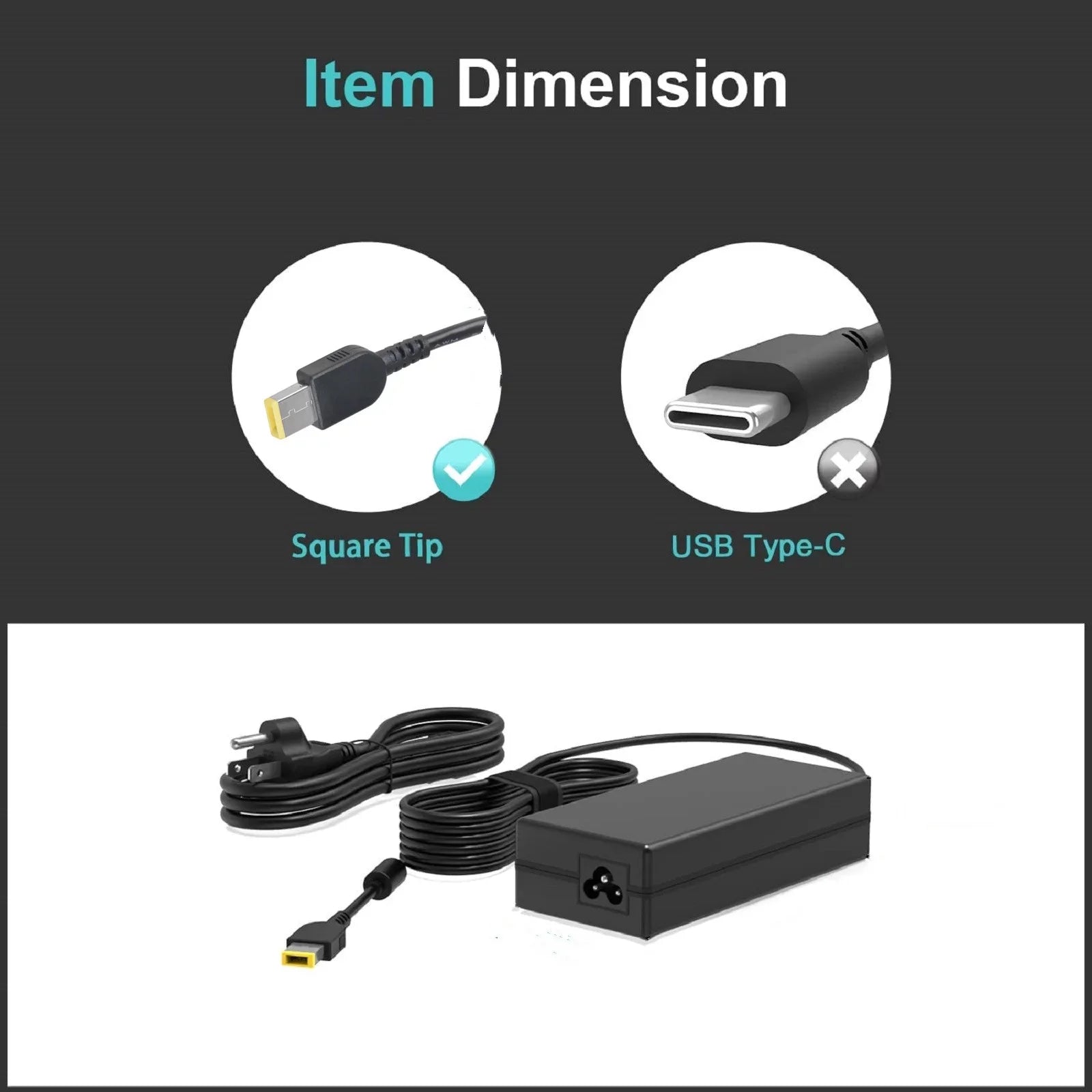 T440P Replacement ADL135NDC3A T540P Power K-MAINS Adapter ThinkPad for Lenovo 135W Charger AC Cord