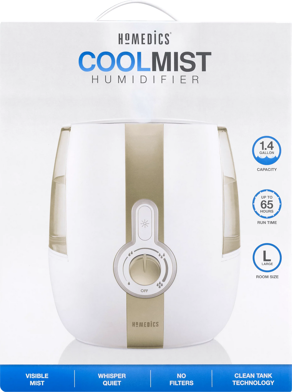 UHE-CM65 Mist Humidifier, HoMedics Ultrasonic Cool