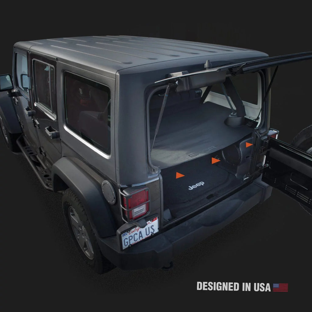 2007-2018 for Cargo (UPGRADED) Cover Sport/ 4DR models Freedom Sahara/ PLUS GPCA Unlimited Wrangler LITE JK Rubicon/