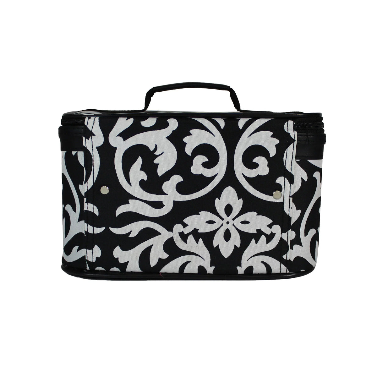 World Set Traveler Damask Case - Trim Cosmetic 2-Piece Pink