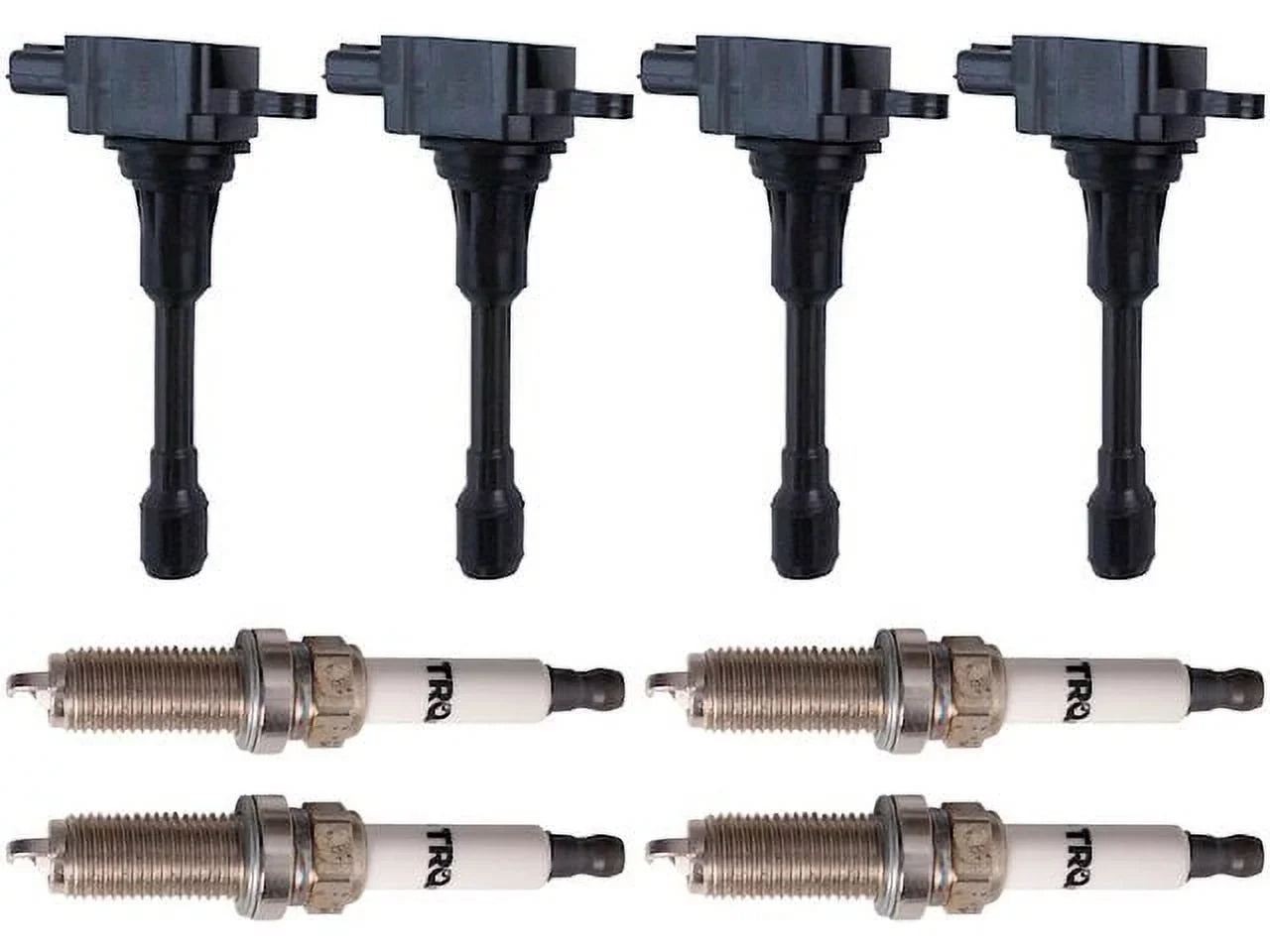 '- Coil 2019 2008 2.5L 2011 2012 Rogue 2010 2009 Piece Ignition Spark 2013 with 2017 2018 with Set Plugs 4-Cylinder 8 Nissan - Compatible 2016 2015 2014