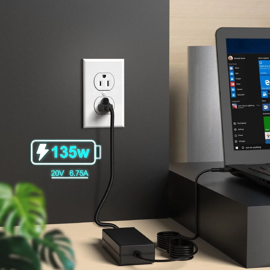 T440P Replacement ADL135NDC3A T540P Power K-MAINS Adapter ThinkPad for Lenovo 135W Charger AC Cord