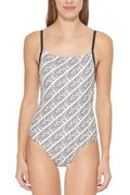 Logo-Print One-Piece Swimsuit Dkny Women's Women's Swimsuit