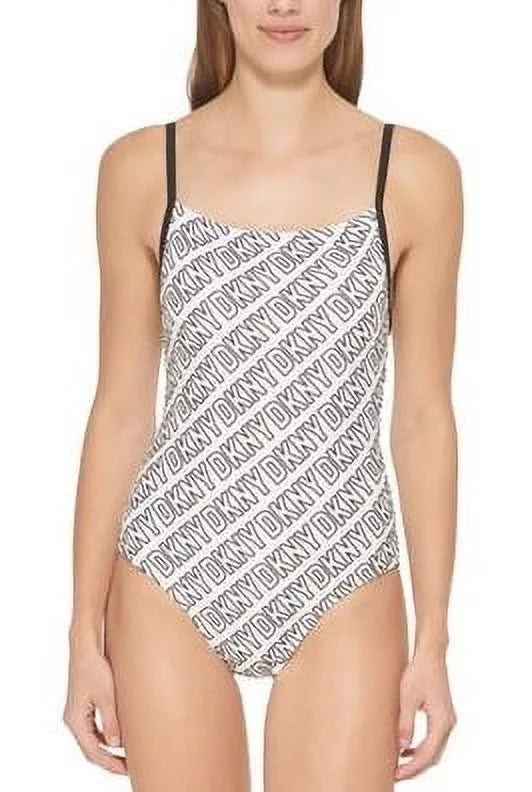 Logo-Print One-Piece Swimsuit Dkny Women's Women's Swimsuit