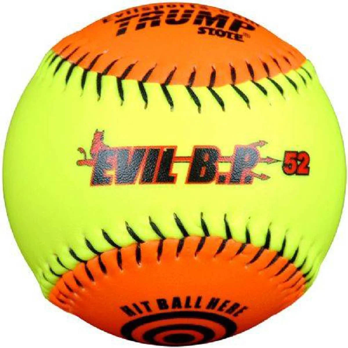 52/300 Synthetic Batting Leather Inch Practice 12 Evil Trump® AK-EVIL-BP52 Softball Sports