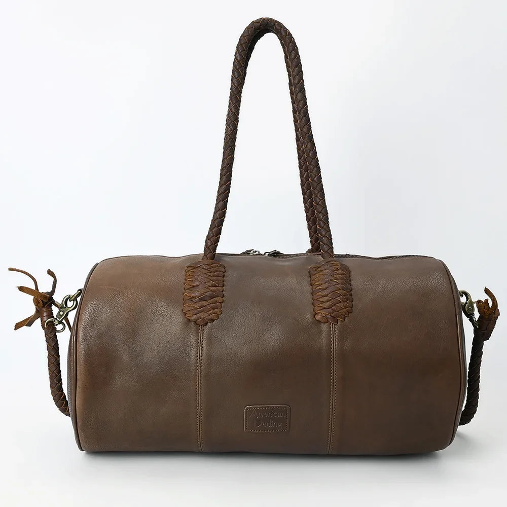 Duffel women western AD purse handbag Genuine bag Leather