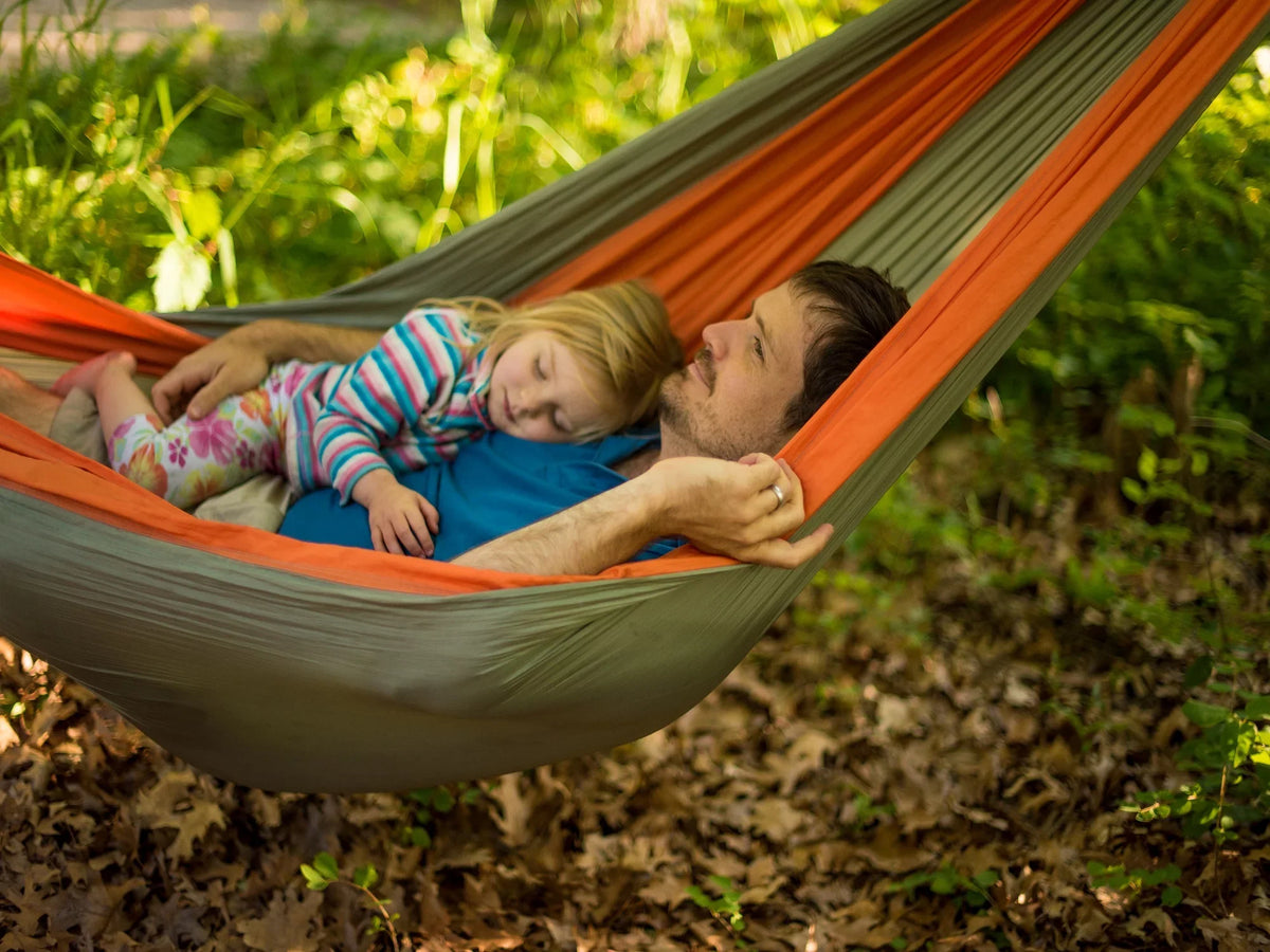 Duty Hammock Nylon Orange Gray and Heavy Traveler’s Collection The Hamptons Lightweight 128"