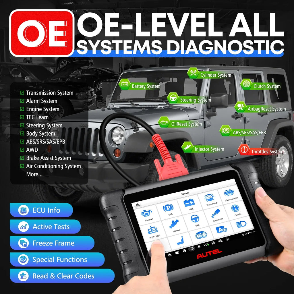 Android 64GB Autoauth Scan, 4-Core Tool 4GB MaxiCheck FCA OE MK808S RK3566 MX808S 2 as System with Autel 11 3000+ Diagnostic MK808Z Year Bidirectional All same Update, &