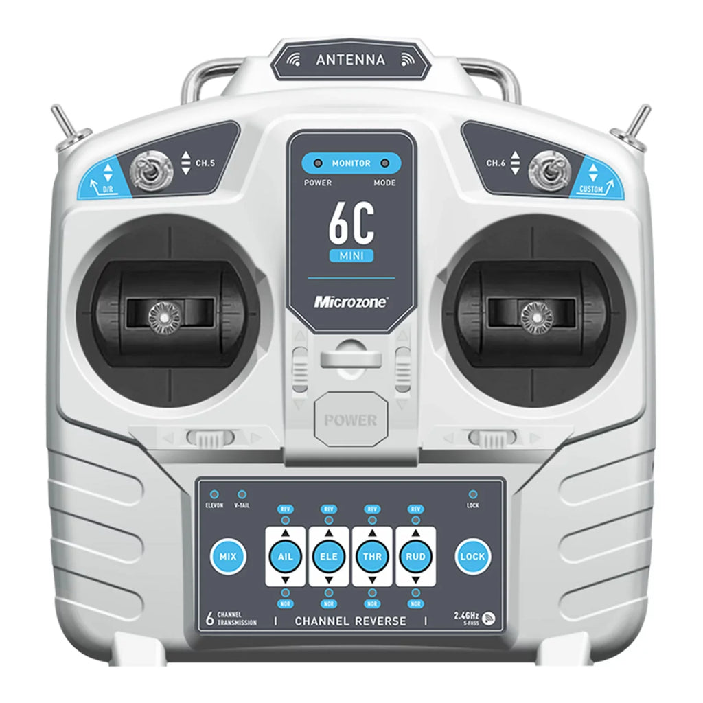 Multirotor Drone RC Car Controller Microzone Helicopter for Remote Airplane 6CH Boat 2 Mode