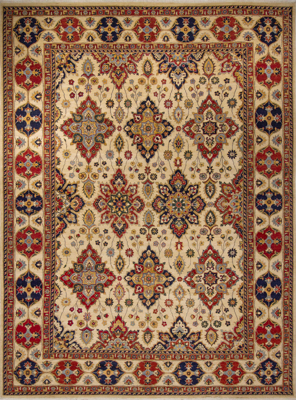 10'1" Cam Rug, x 13'5" Aria Ivory/Blue