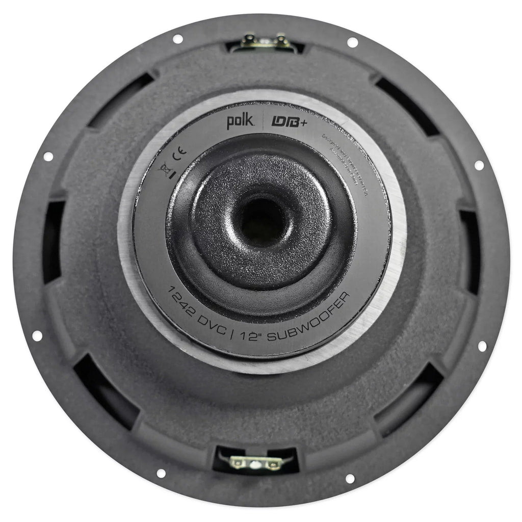 Watt Car Polk 2220 12” Audio Box DB1242DVC Sub Subwoofers+Sealed Enclosure (2)