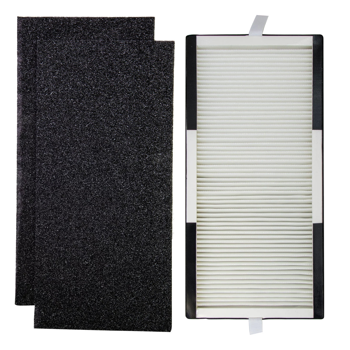 Value Pre-Filter Tower Purifier, Hunter Hunter HEPA 1 for Carbon Pack Filter Medium Replacement and HP100 2 Air