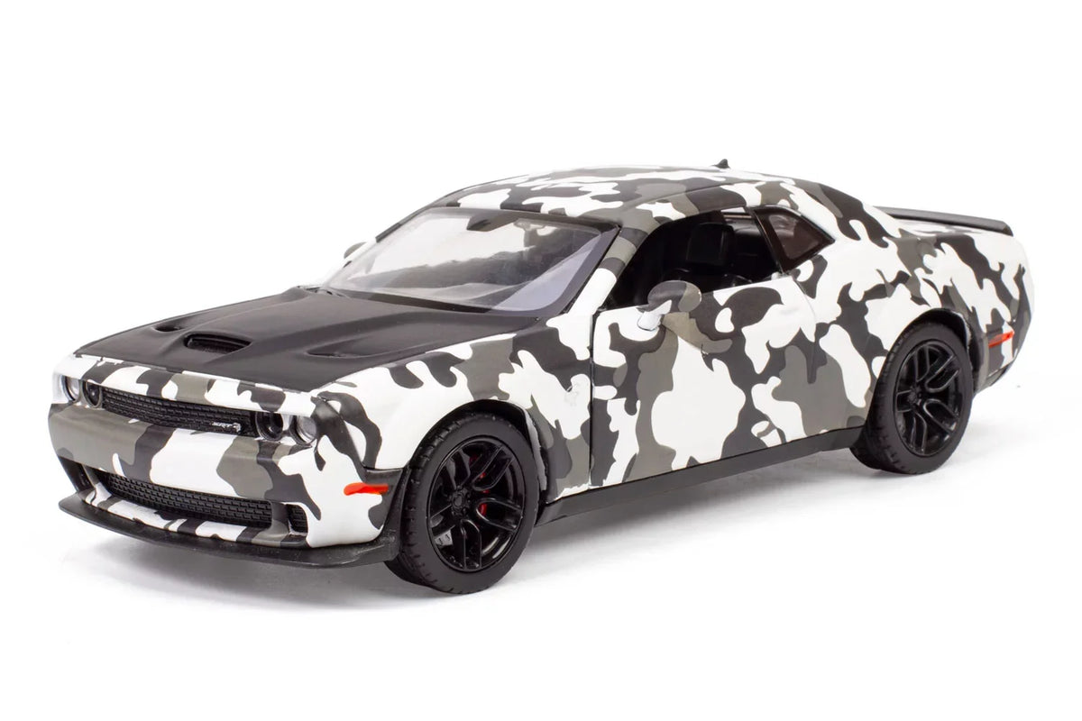 SRT All Challenger Camo Toys 1/24 Model Car Exclusive Hellcat 2018 Widebody Motormax Diecast by Camouflage Dodge 79350 Star