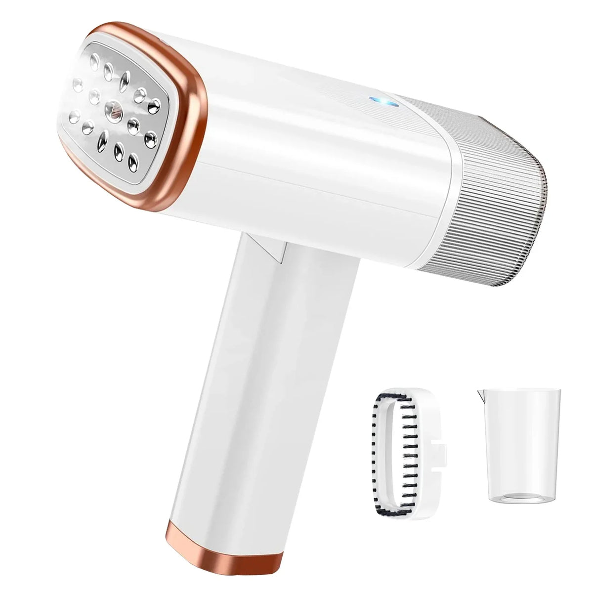 120ML Steamer Portable up Electric Travel Brush 1000W 30S apparel with White Remover iMounTEK Heat Steamer Garments for Wrinkles Tank, Foldable Handheld liquid