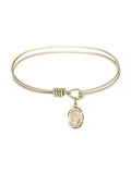 Bangle 1/4 w/ Bracelet Clare Gold-Filled of 6 St. Assisi Hook Oval inch in Eye