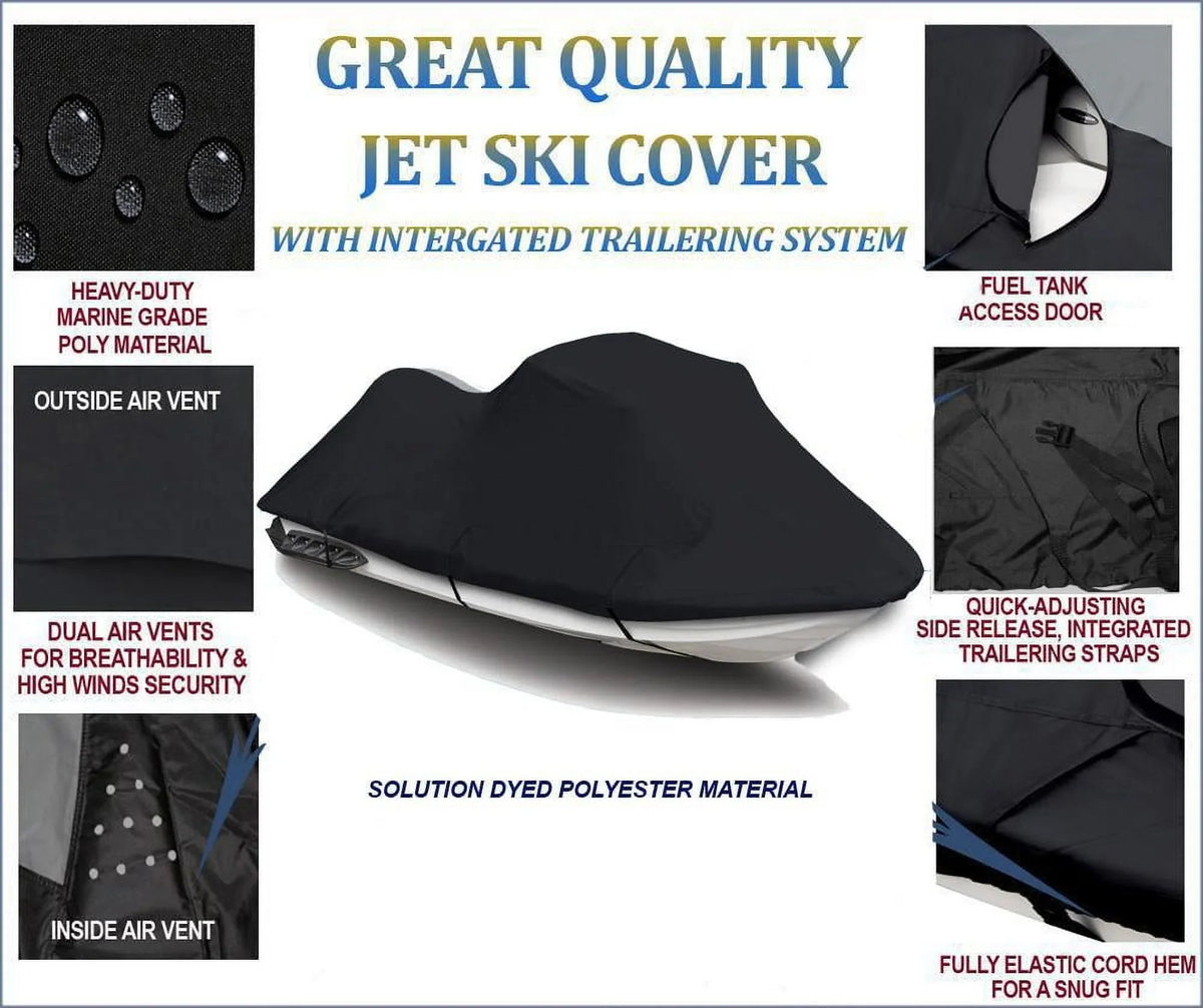 PWC 2003 1200 THE / BLACK JET OF 2002 2002 YAMAHA JetSki 2003 Compatible 800 SKI Cover Cover 2001 TOP XLT for 2004 2005 2004 LINE