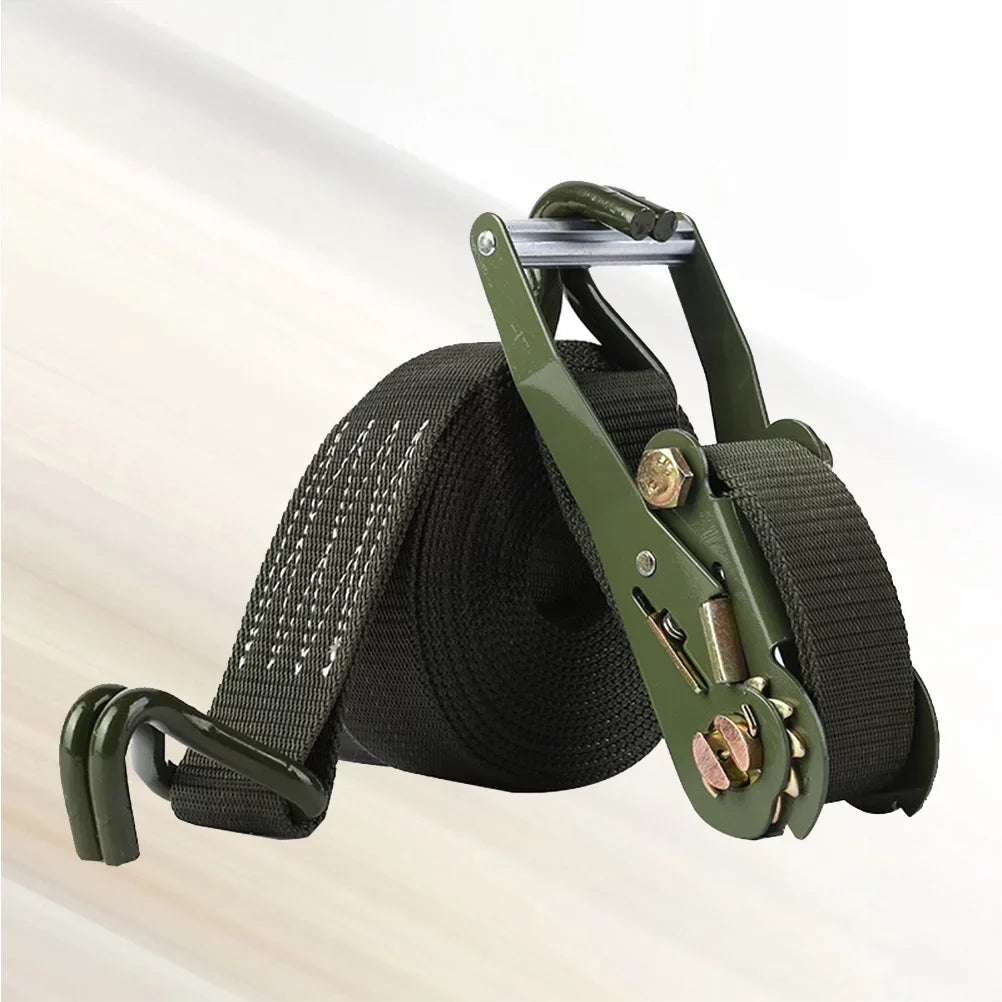 1 Ratchet Belt Motorcycle Length Truck of Luggage Tie 6M Set Straps Cargo Straps Etereauty Bundling Down