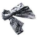Silk Soft Delicately Silver Elegant Leopard Blancho Scarf/Wrap/Shawl(Large) Design