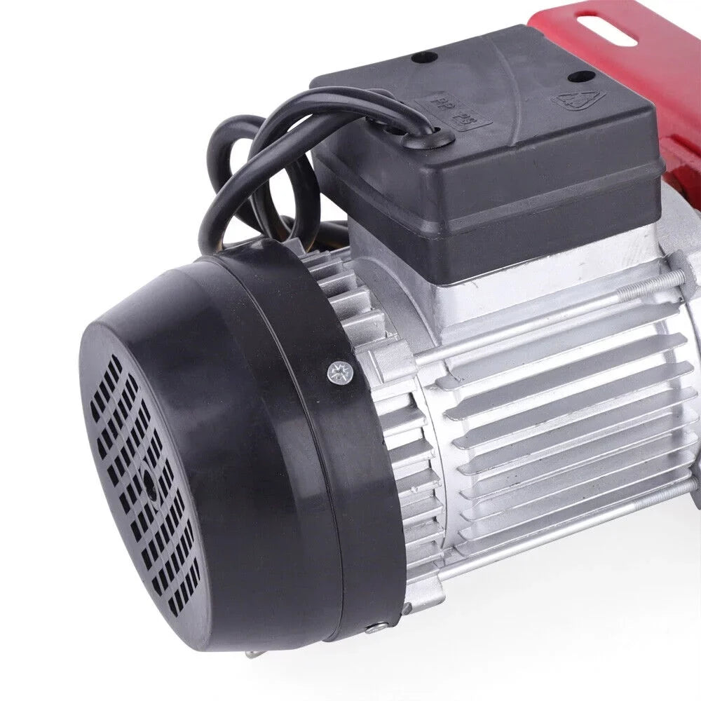 110V w/I-Beam Crane Hoist Overhead 1100LBS Trolley Links Winch Lift Mkyiongou Electric