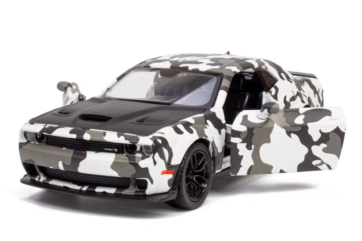 SRT All Challenger Camo Toys 1/24 Model Car Exclusive Hellcat 2018 Widebody Motormax Diecast by Camouflage Dodge 79350 Star
