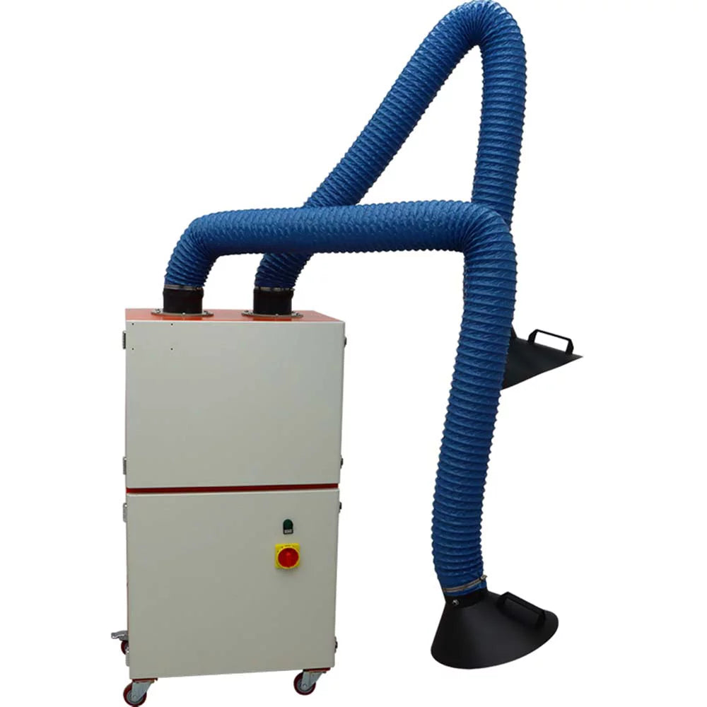 Fume INTBUYING Extractor Dual Mobile Purifier Smoke 220V Arm Welding