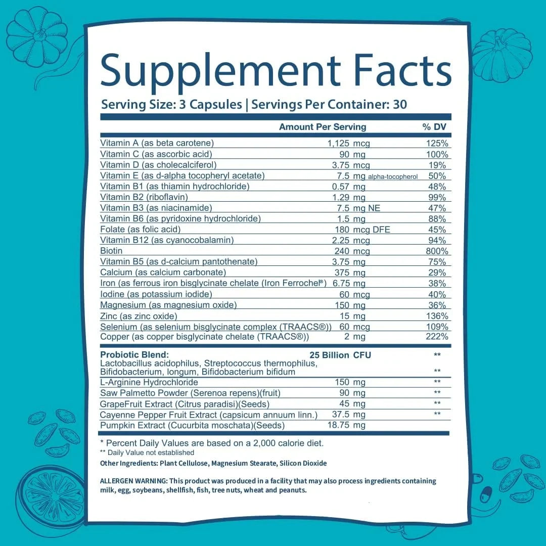 Men for | Digestive 25 | GoBiotix Veggie Free Women ? Health, Billion Flora 90 | Boost &amp; C Gluten with Immune Multivitamin Multivitamin | Probiotic Daily Probiotics &amp; Probiotic CFU