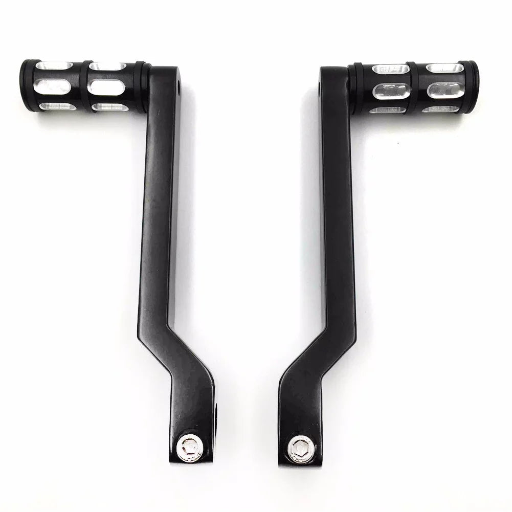 Pegs FLSTF Fat Black Aluminum later 009C- Shift and Motorcycle Levers Davidson Harley Shifter Heel HTT- Pedal w/ Toe Shift design Boy 1980 Levers/Gear For