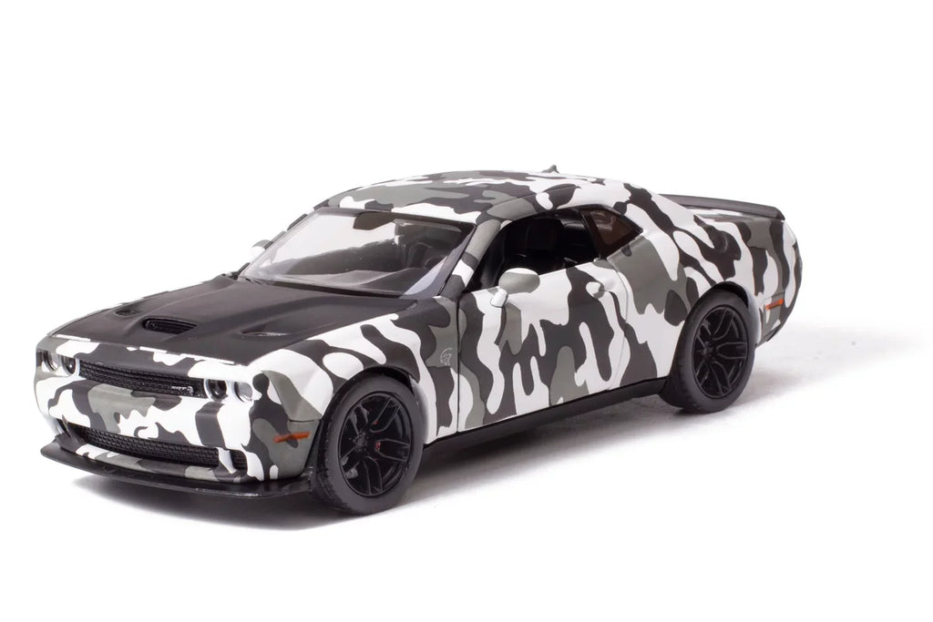 SRT All Challenger Camo Toys 1/24 Model Car Exclusive Hellcat 2018 Widebody Motormax Diecast by Camouflage Dodge 79350 Star