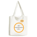 Bag always Expression believe Canvas behind Shoulder Sack Lie hides Tote