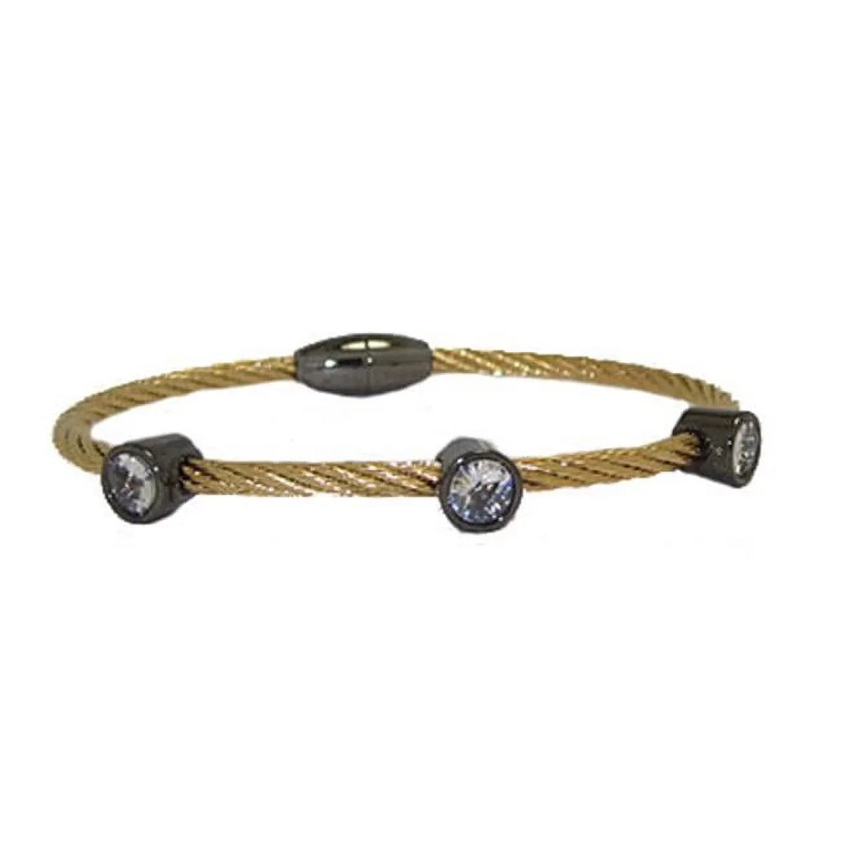 Jewelry 9323GHC TwoTone Bracelet Designer Bangle MX