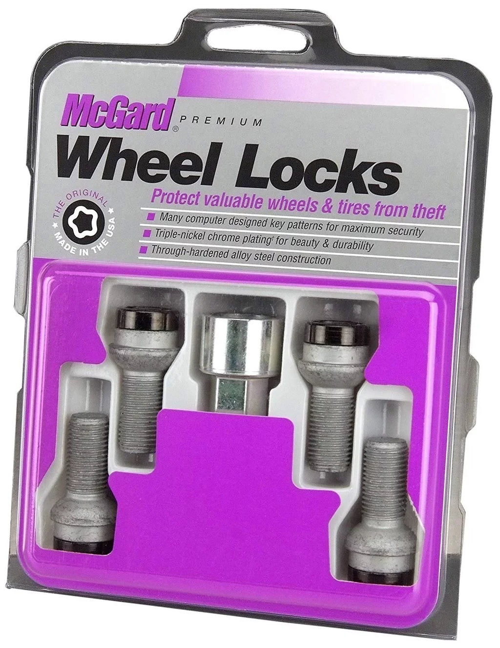 select: 2009-2019 Bolt Seat McGard Bolt Lock Chrome/Black Fits TIGUAN 2009-2019 JETTA, 28318 Radius VOLKSWAGEN design VOLKSWAGEN Set