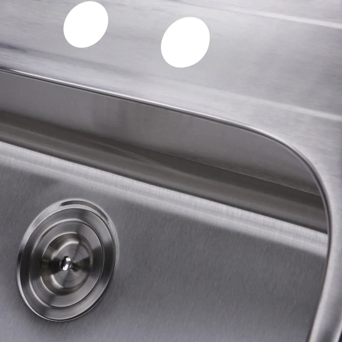 Steel Single 33-inch Drop-in Kitchen Stainless Sink Bowl