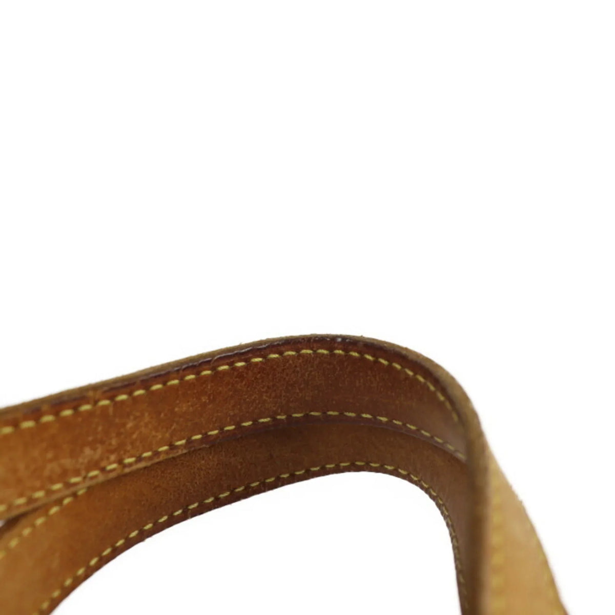 GM Canvas (Good) Shoulder Pre-Owned Monogram Cite Bag M51181 Leather Brown