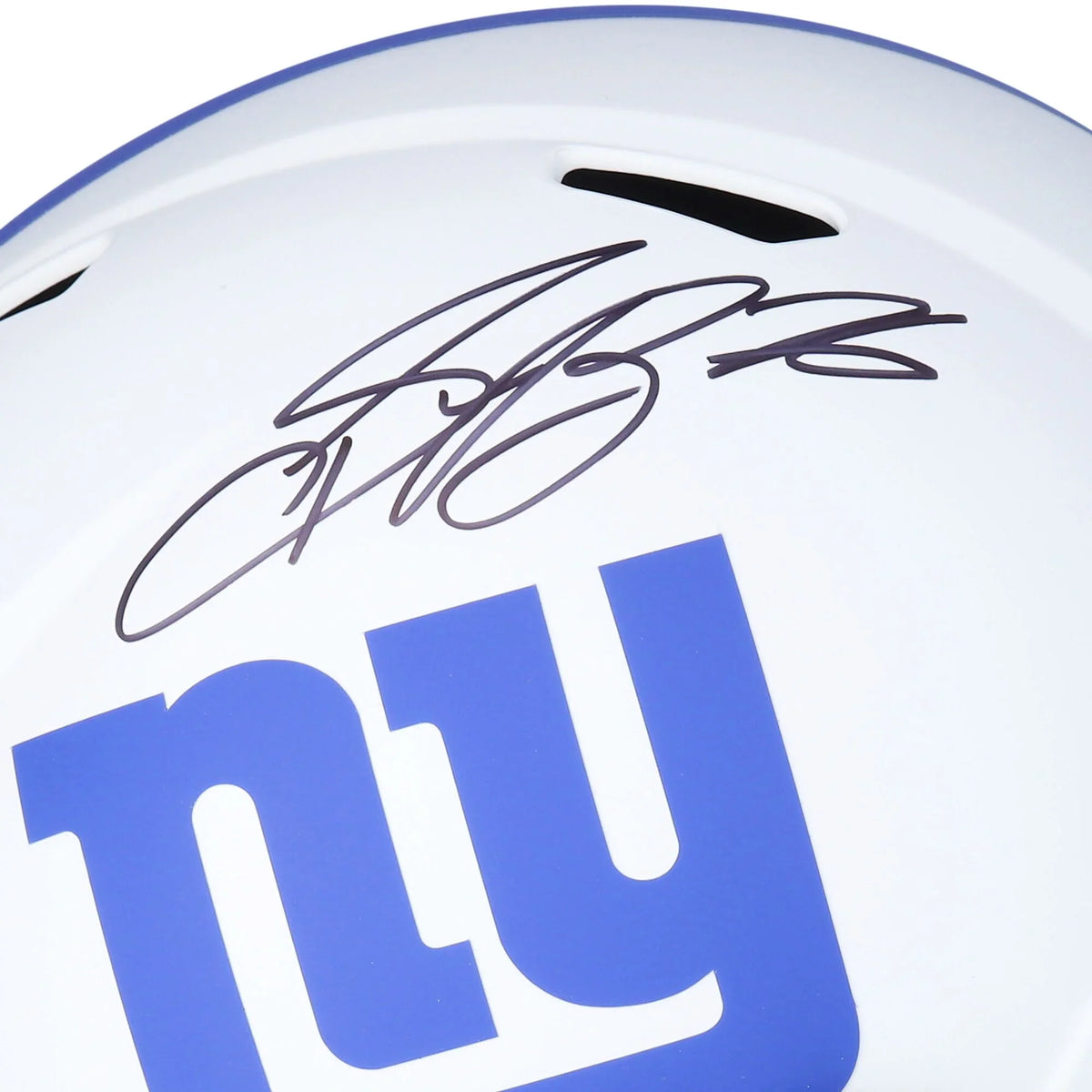 Speed Lunar Barkley Saquon Riddell York Helmet Autographed Replica Giants New