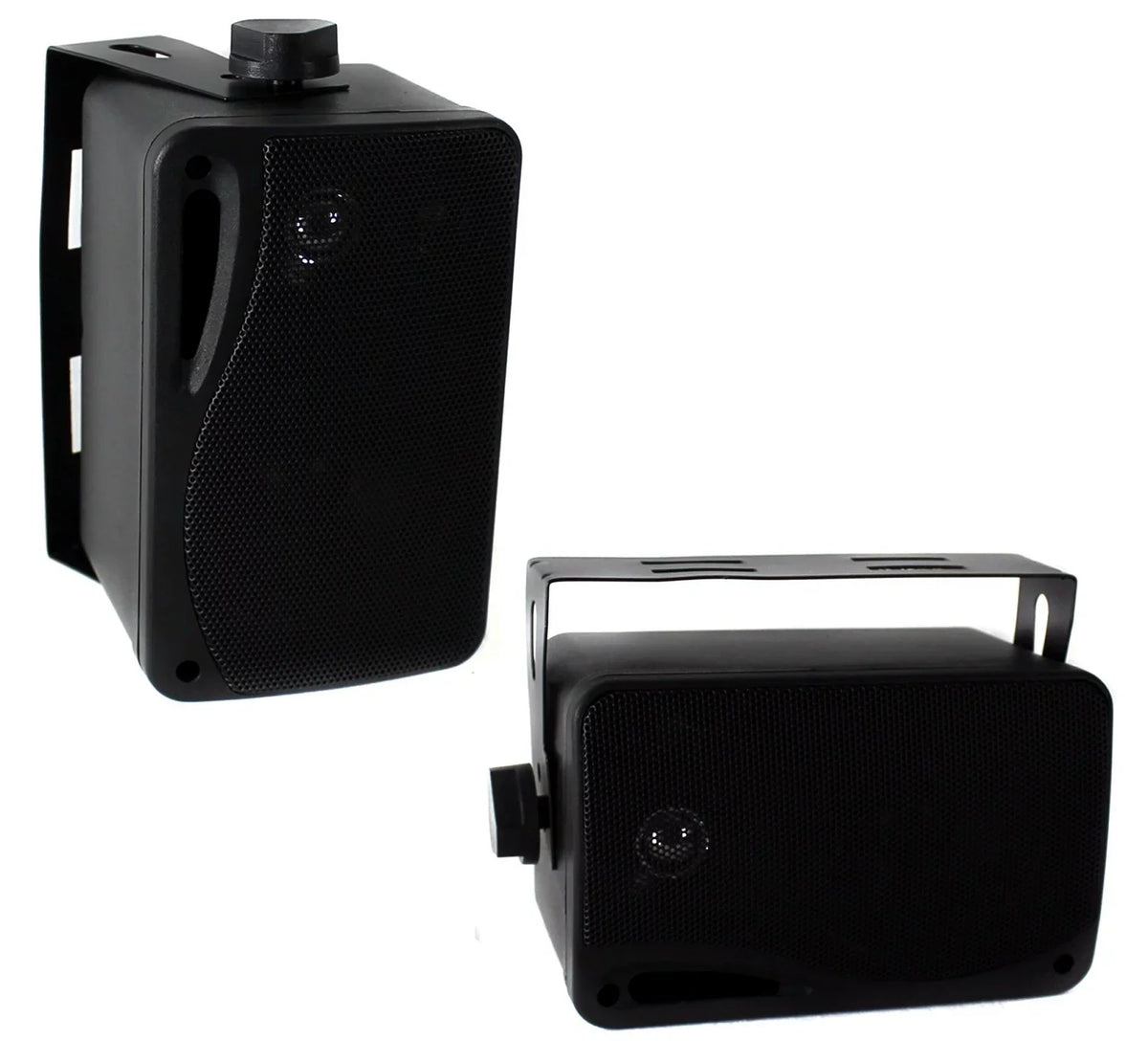 3-Way climate and Mini 50 Enrock Pyle Foot Wire 200 16-Gauge Speaker 3.5'' Proof Marine System Box 4 New Watt (Black), PLMR24 x Audio Speaker