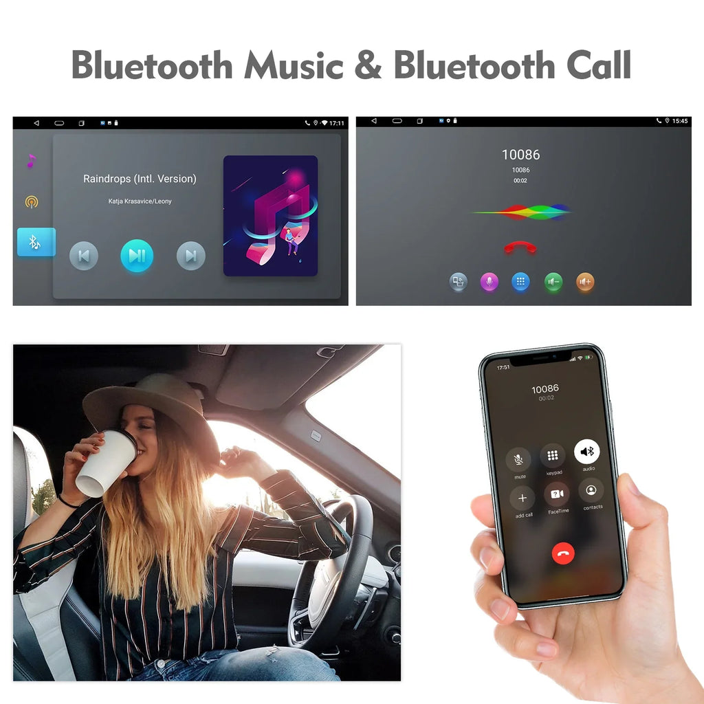 6+128G 10.1 Car Android Tundra Android Toyota Camera Sequoia 2008-2018 Radio Car & inches Stereo & Touchscreen 2007-2013 Auto IPS with Support 12 Backup for Screen Carplay