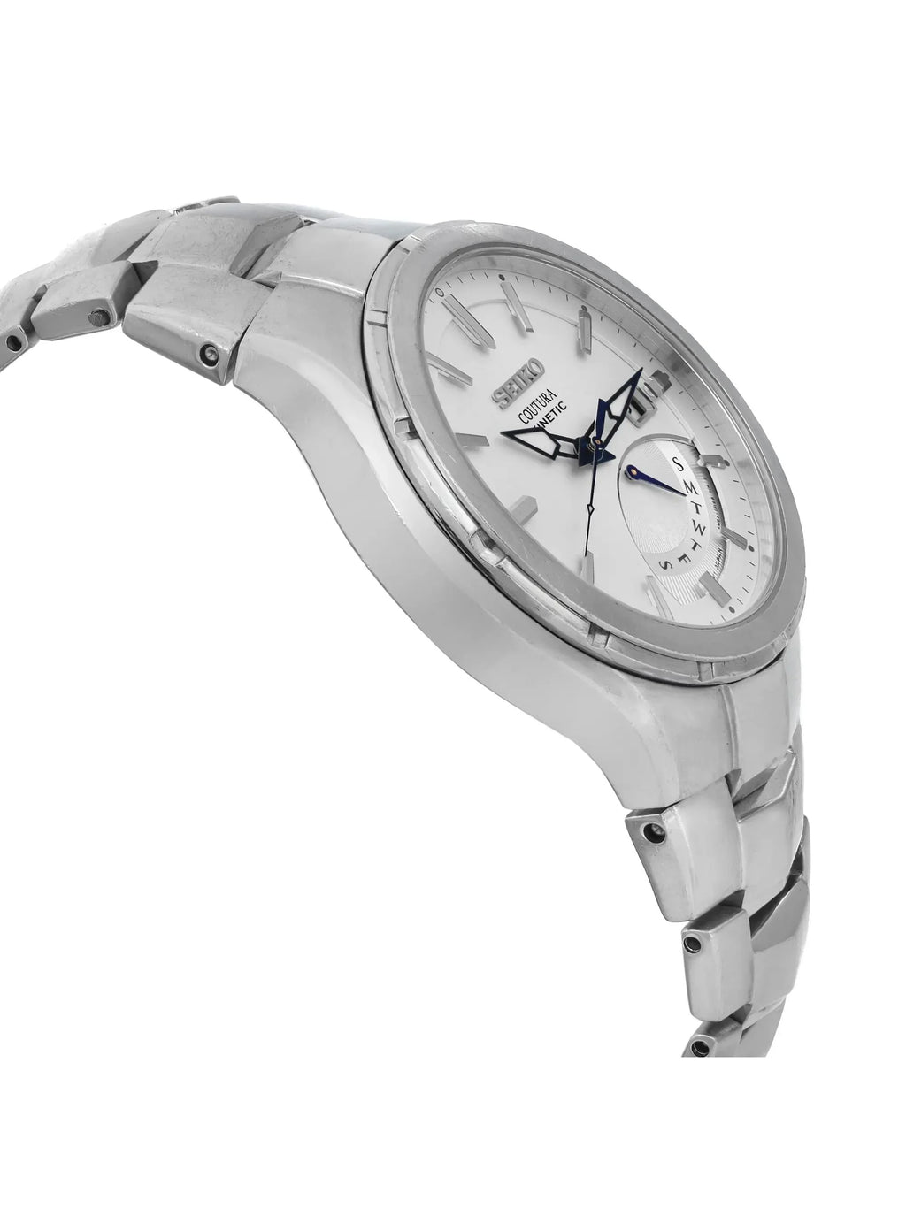 (Good) Pre-owned 43mm Mens Day Coutura Steel Date SRN063 Watch Seiko