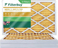 Filterbuy MERV AC HVAC (3-Pack) 16x25x2 Air 11 Pleated Furnace Filters