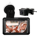Screen Invigilator ammoon 4.3'' Wide Vision Resolution with Mirror, Night Baby Angle, Car View Monitor