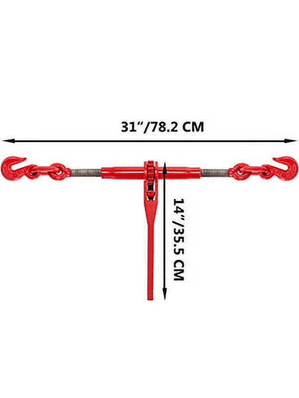 Tie 5/16in-3/8in, Chain Binder Binder 6600lbs for 2pcs Ratchet Load BENTISM Down,