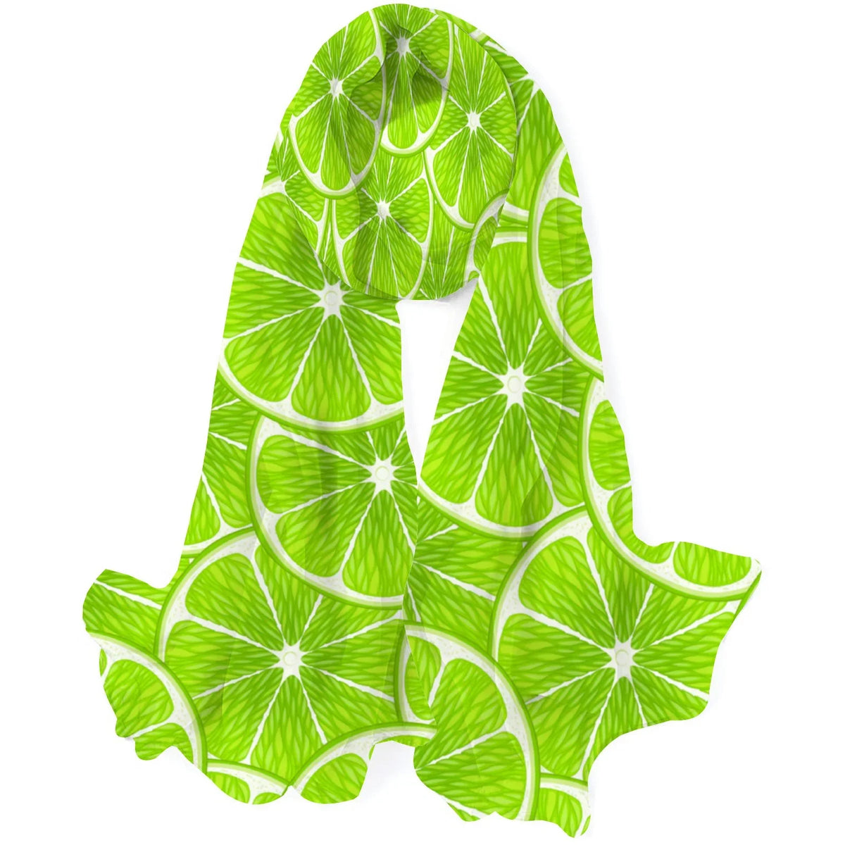 Hair Large for Women Gift Silk Scarf Sunscreen Headscarf Shawls Neck Long Slices FREEAMG Wraps Packed Lime Oblong Wraps