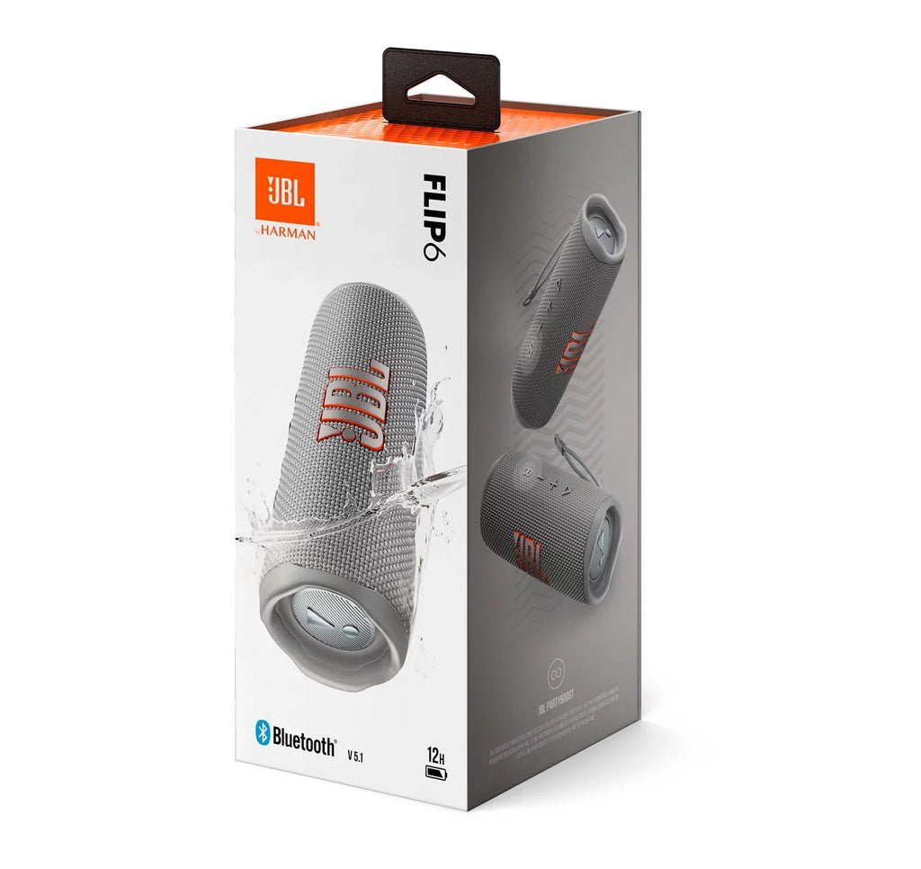 Box Gray Open Bluetooth Portable Flip 6 JBL Speaker