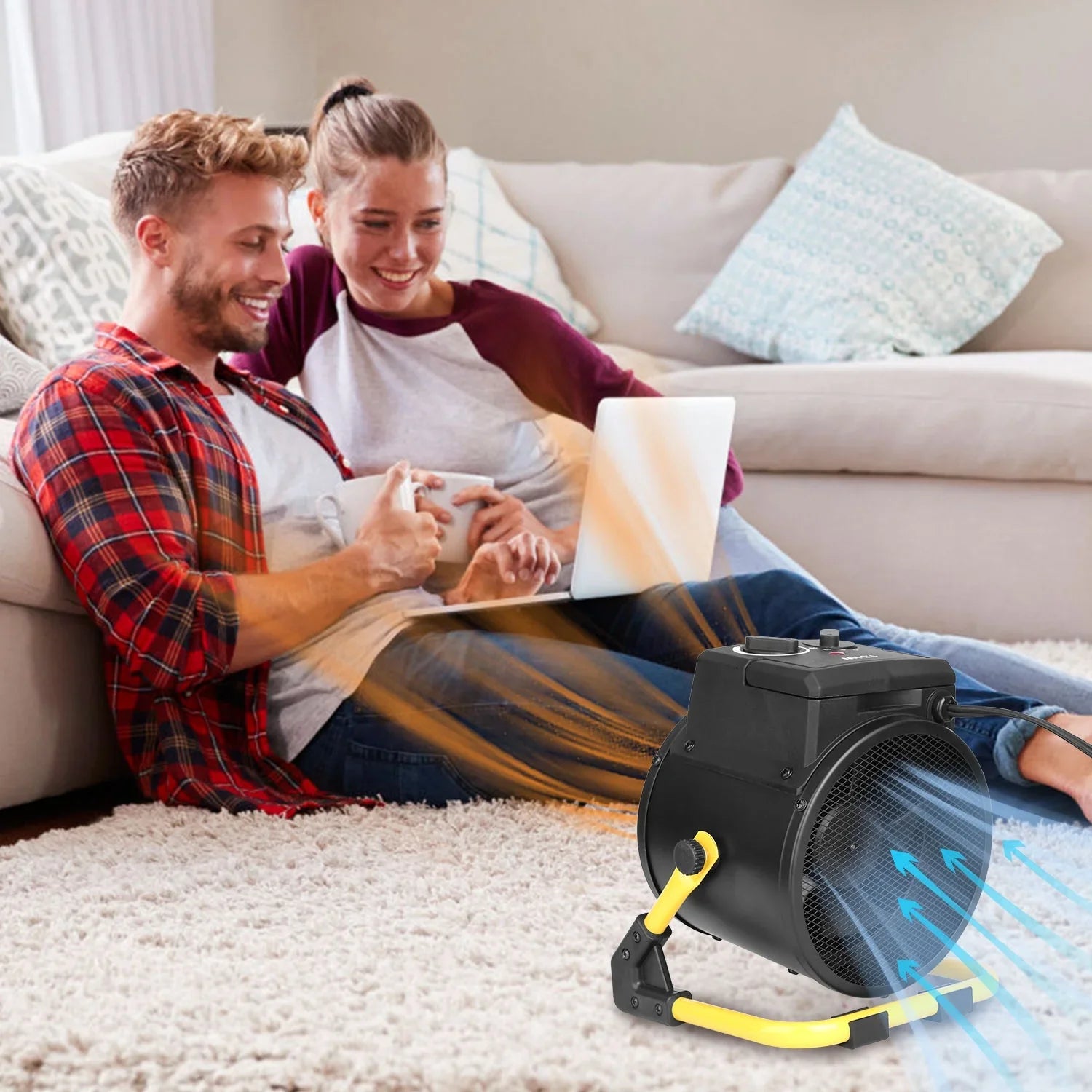 Adjustable Personal Ceramic Office Desk Overheat Heater Space for Fan Electric 1500W Portable iMounTEK Bedroom Temperature Heater Protection with
