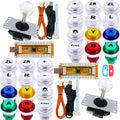 MAME Gamepad Encoder for 8way Game Controller Cherry SJ@JX Switch Raspberry PS3 Arcade Joystick Button Player Retropie 2 Pi PC Microswitch Nintendo MX USB