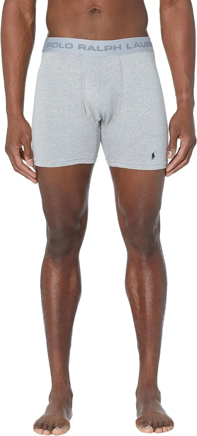 Heather/Rugby Lauren FX: Friction Navy/Andover Polo Pouch Brief Boxer Free Ralph Royal LG Cruise Freedom