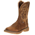 WK4330 Men's Justin Boot Rustic Rush Tan Stampede